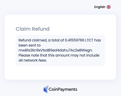Claim Refund